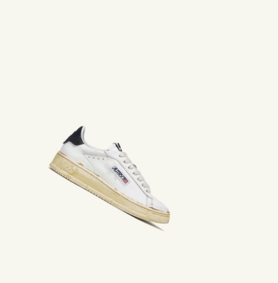 Men's Autry Super Vintage Dallas Low Trainers White | 520169QDE