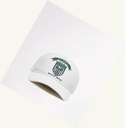 Men's Autry Tennis Club Badge Hats White | 825409BJP