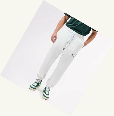 Men's Autry Tennis Club Sweatpants White | 397458TME