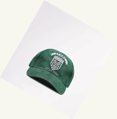 Women's Autry Tennis Club Badge Hats Green | 230165KHY