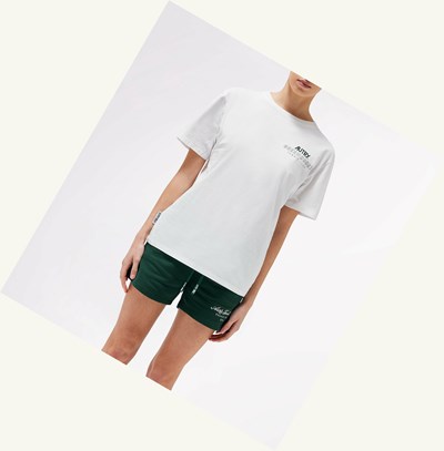 Women's Autry Tennis Club Court T Shirts White | 719825YBL