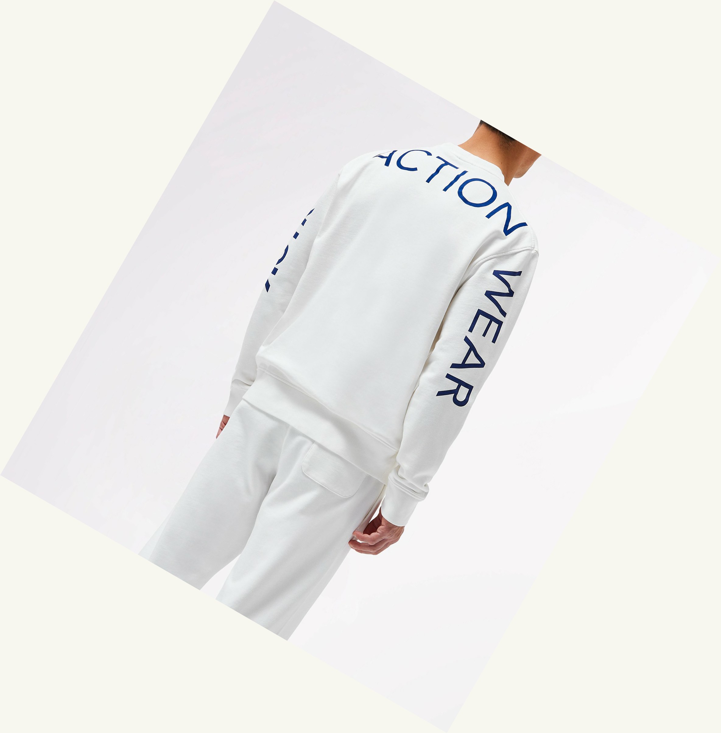 Men's Autry Iconic Logo Sweatshirt White | 043168HZI