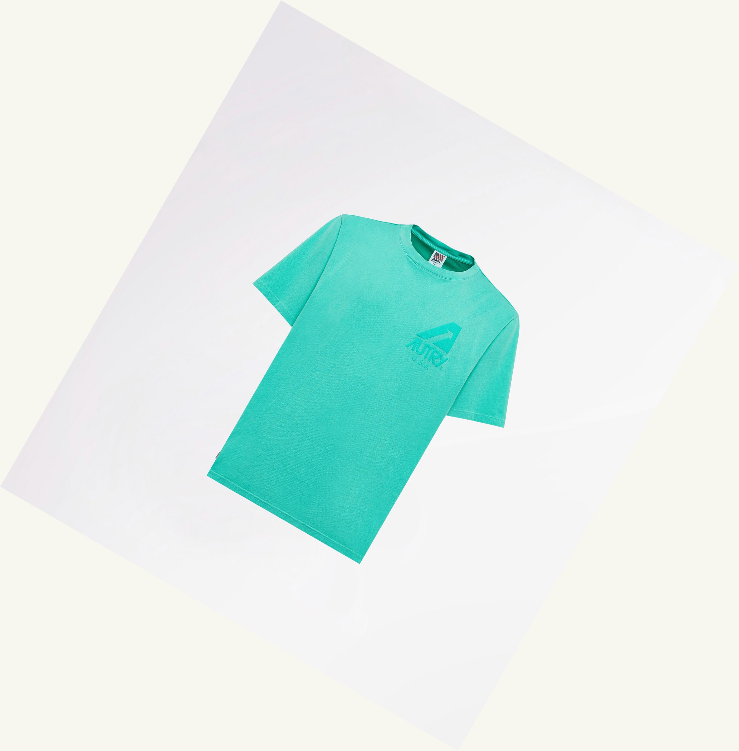 Men's Autry Matchpoint T Shirts Green | 782490LHP