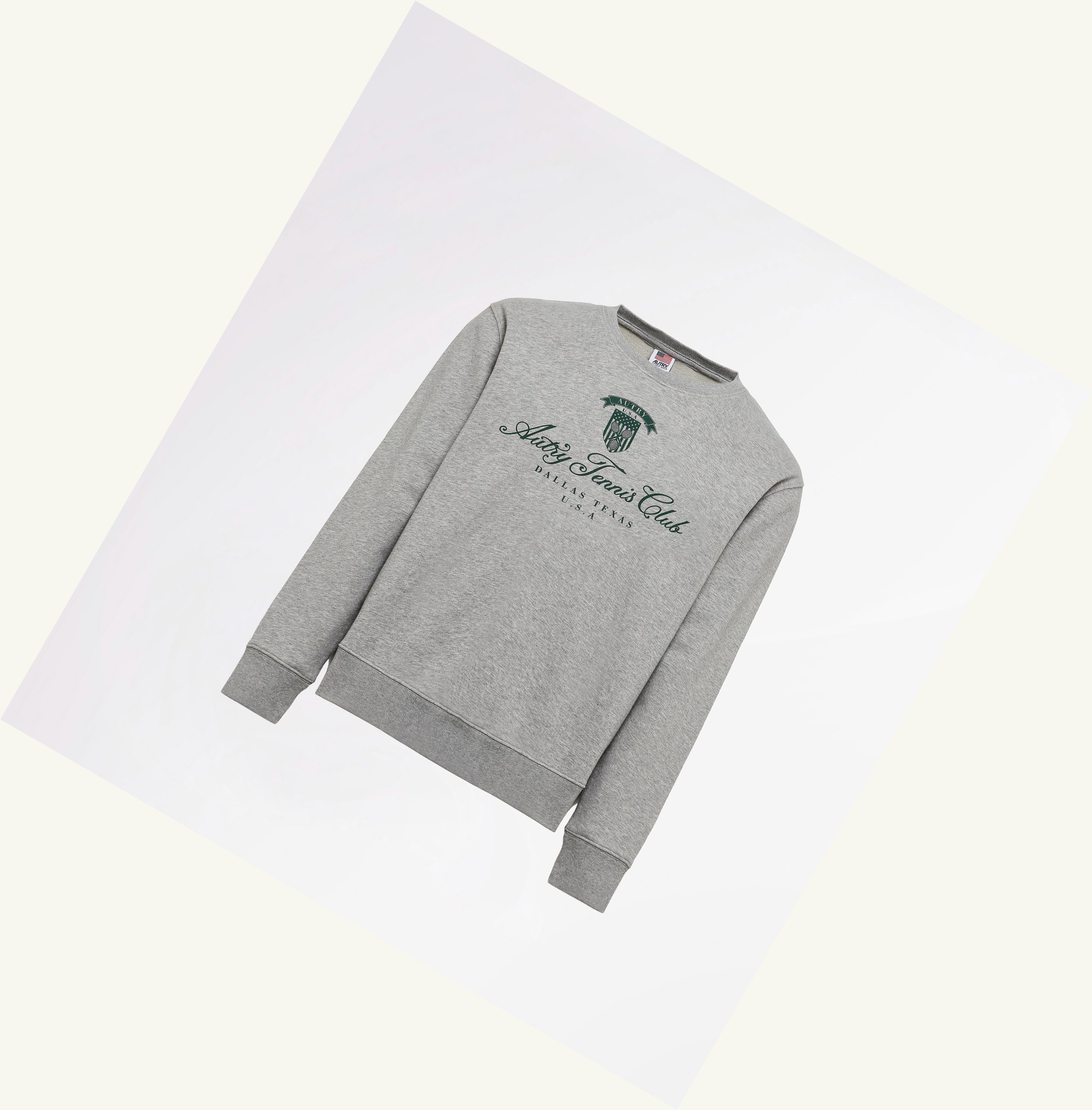 Men's Autry Tennis Club Sweatshirt Grey | 948536NWM