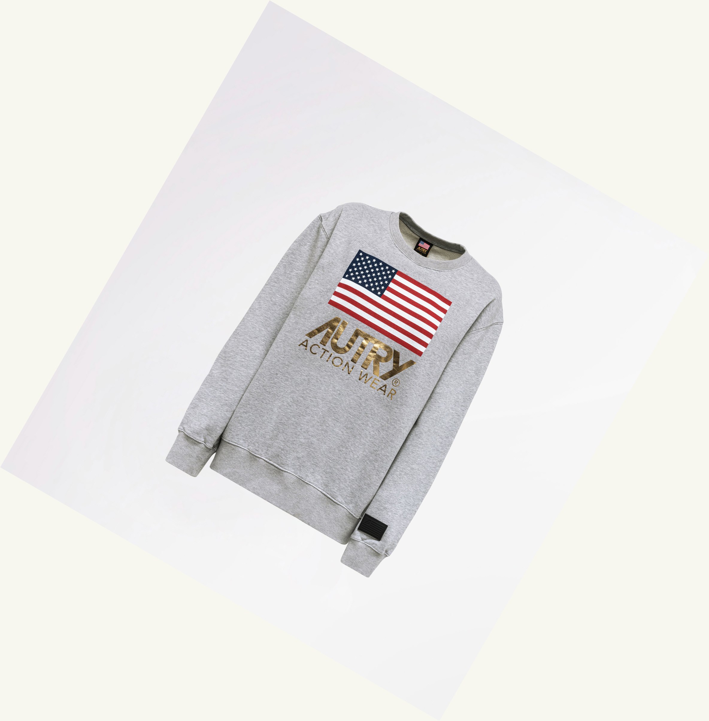 Women's Autry Crew Neck Sweatshirt Grey | 078642HLR