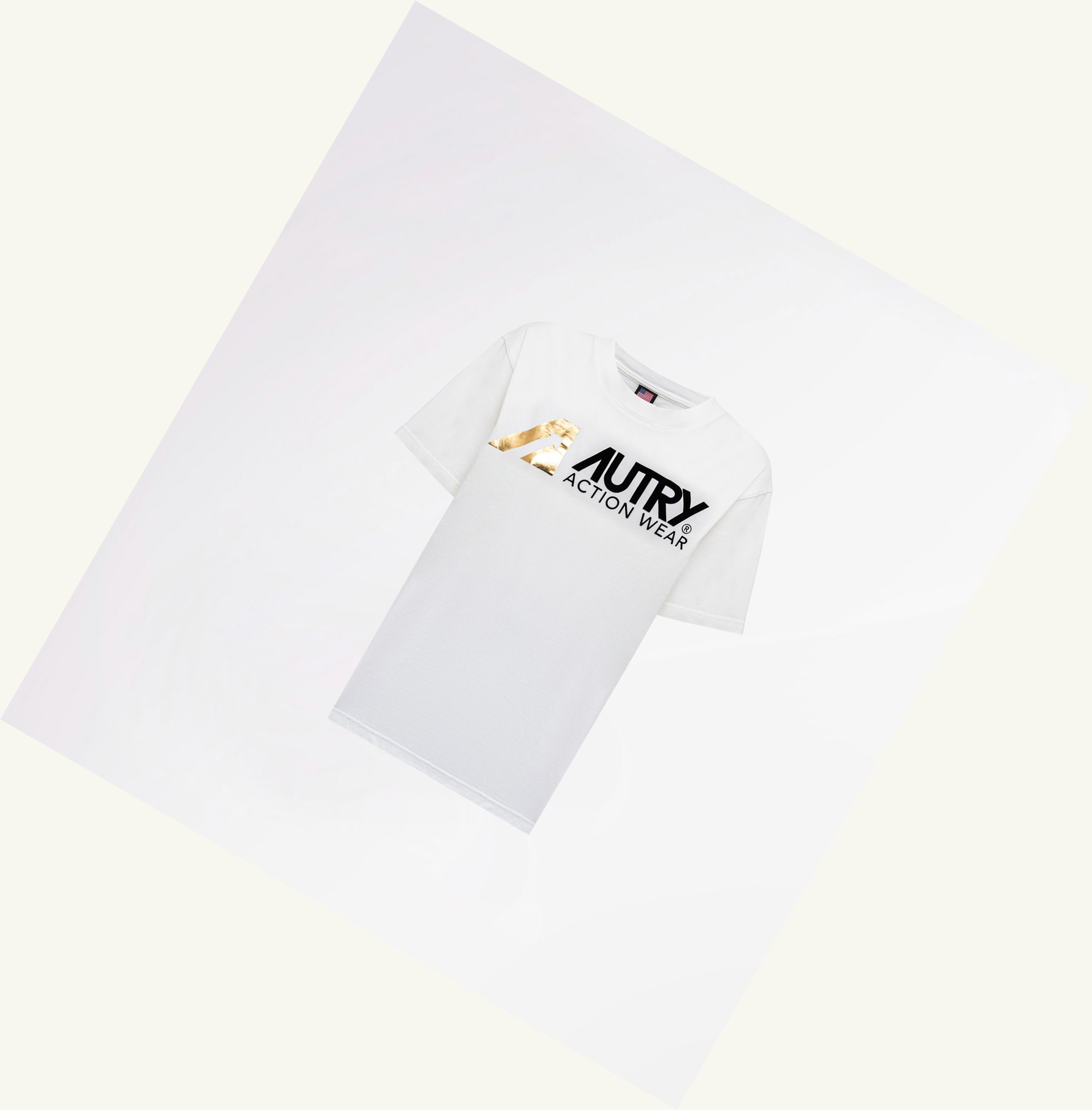 Women's Autry Crew Neck T Shirts White | 817536IWO