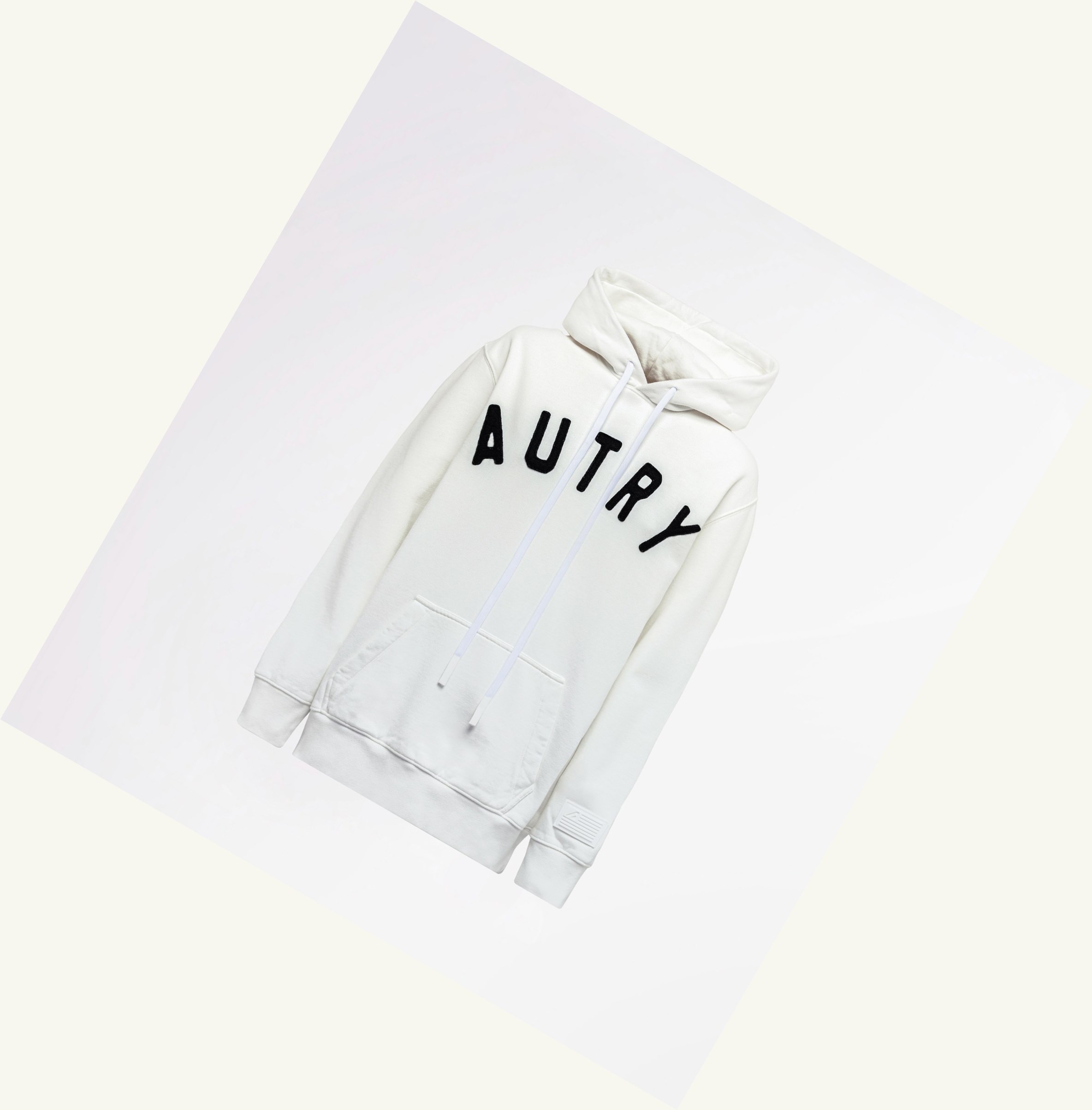 Women's Autry Hooded Sweatshirt White | 064395QTO