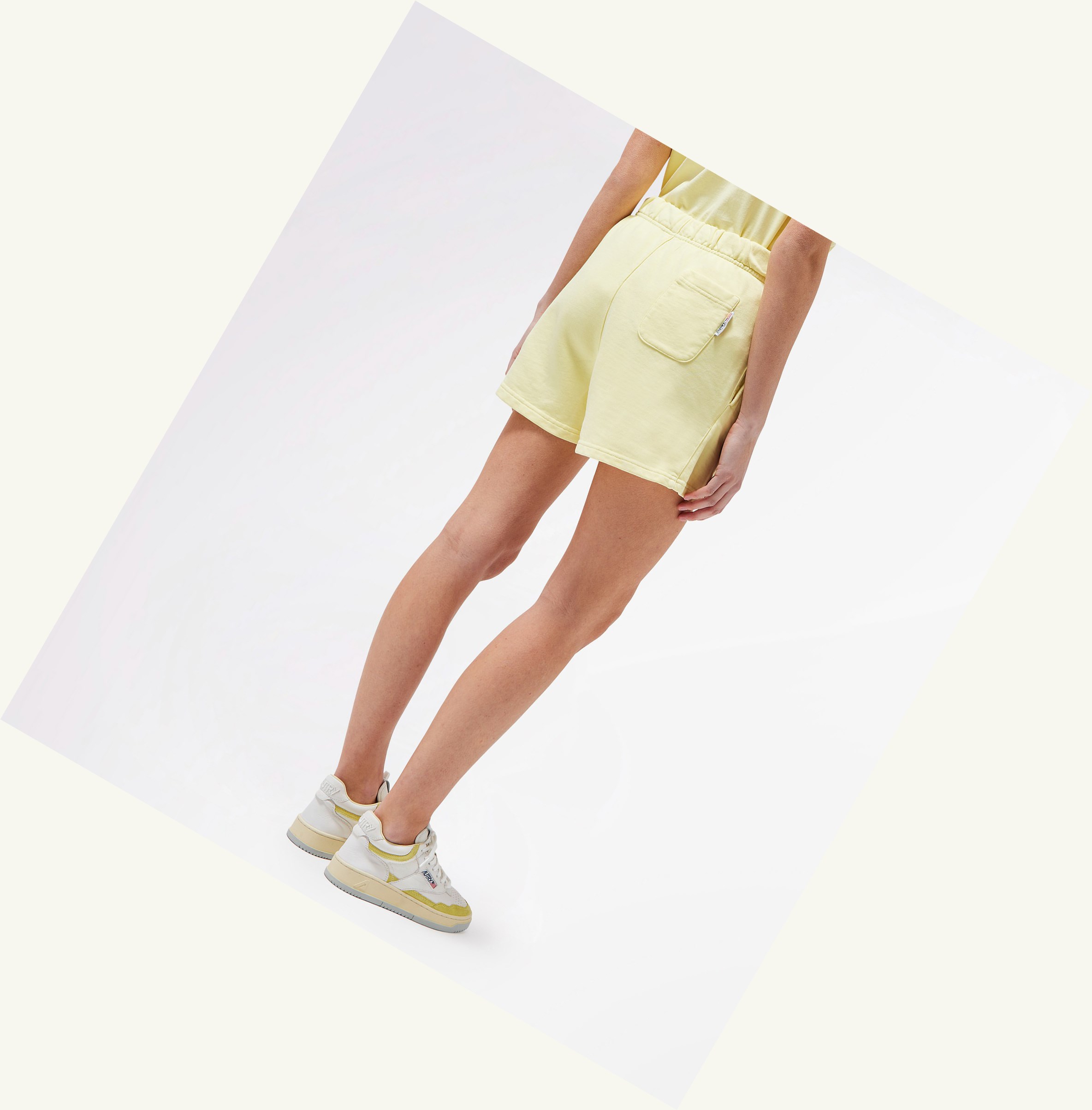 Women's Autry Matchpoint Shorts Yellow | 371658IVX