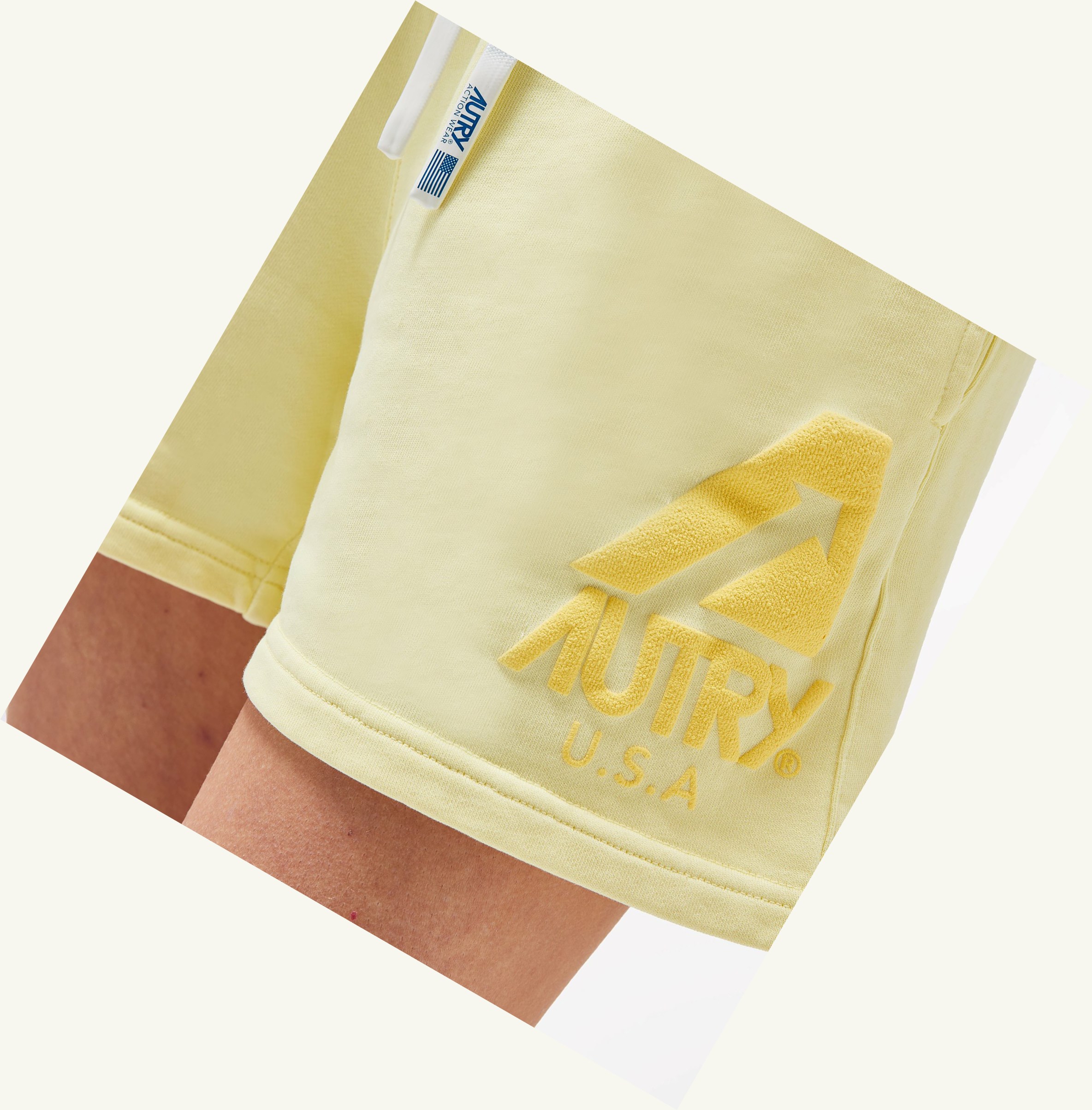 Women's Autry Matchpoint Shorts Yellow | 371658IVX