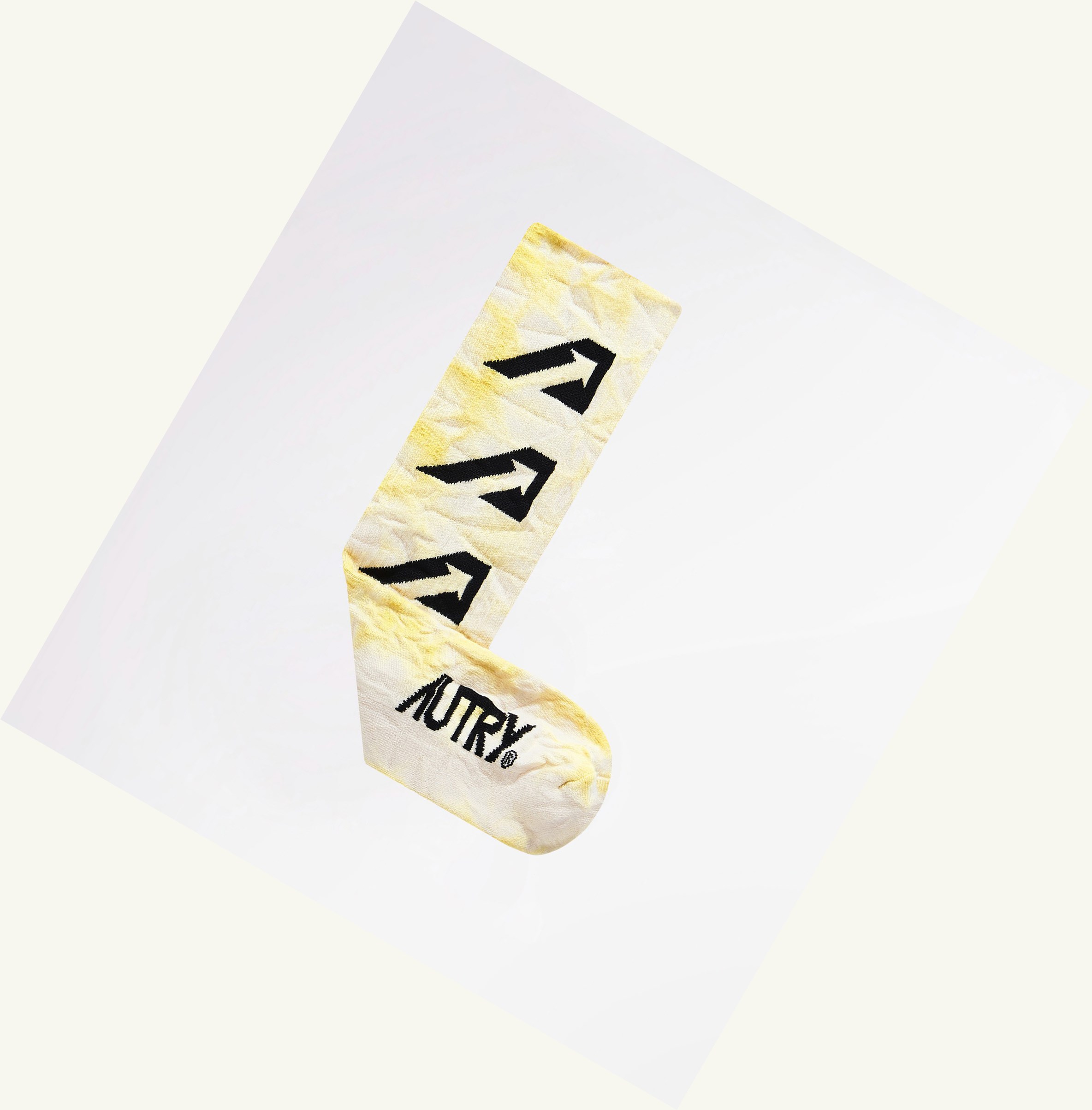 Women's Autry Matchpoint Socks Yellow | 083219MHI