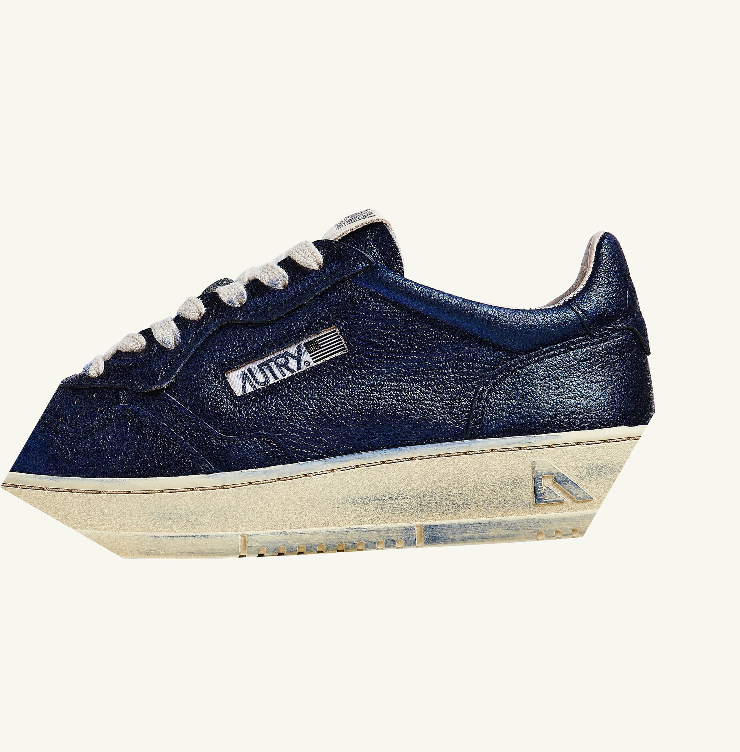 Women's Autry Medalist Mid Trainers Blue | 768125WRQ