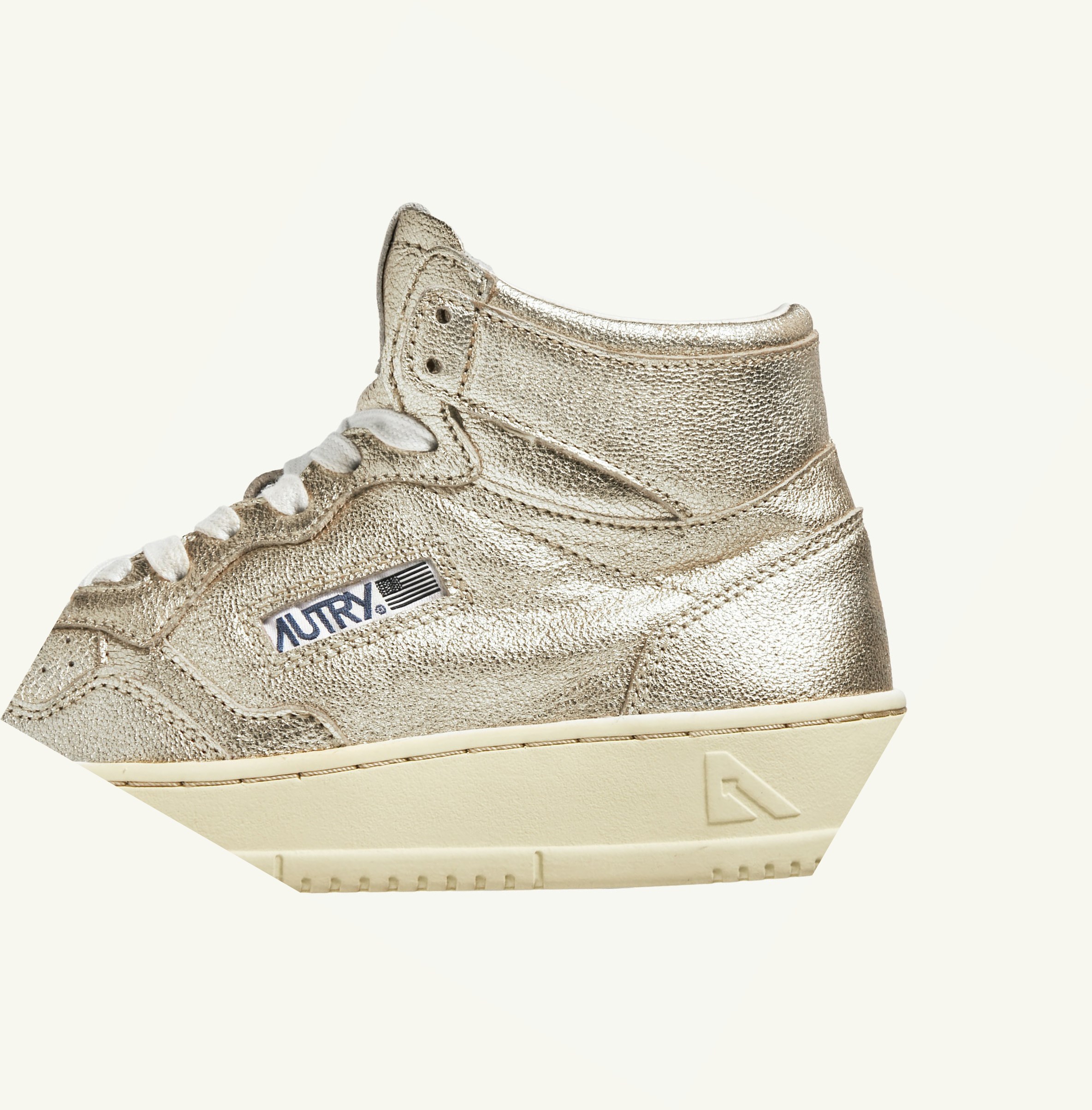 Women's Autry Medalist Mid Trainers Gold | 367148IVD