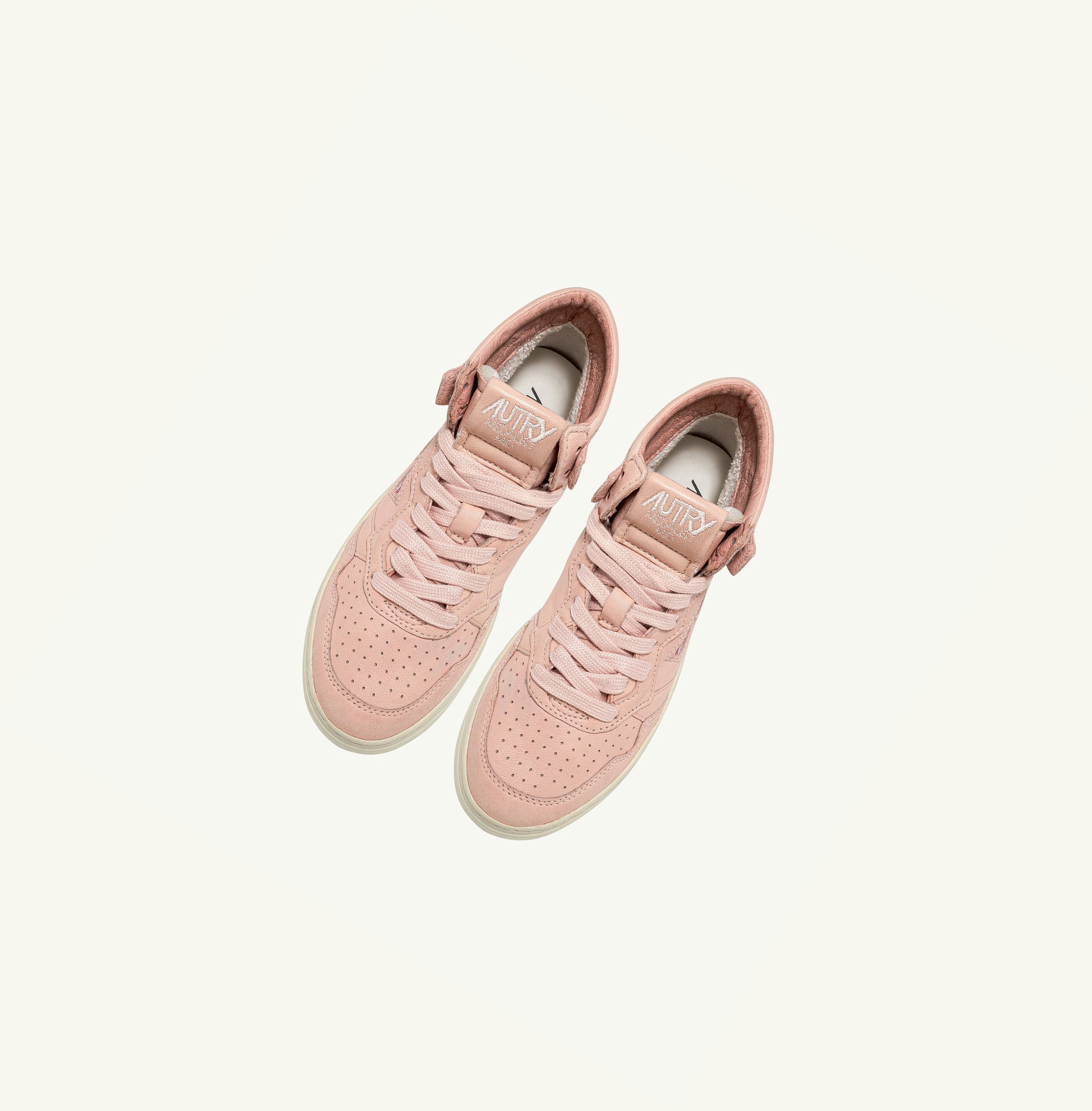 Women's Autry Medalist Mid Trainers Pink | 701546CXO