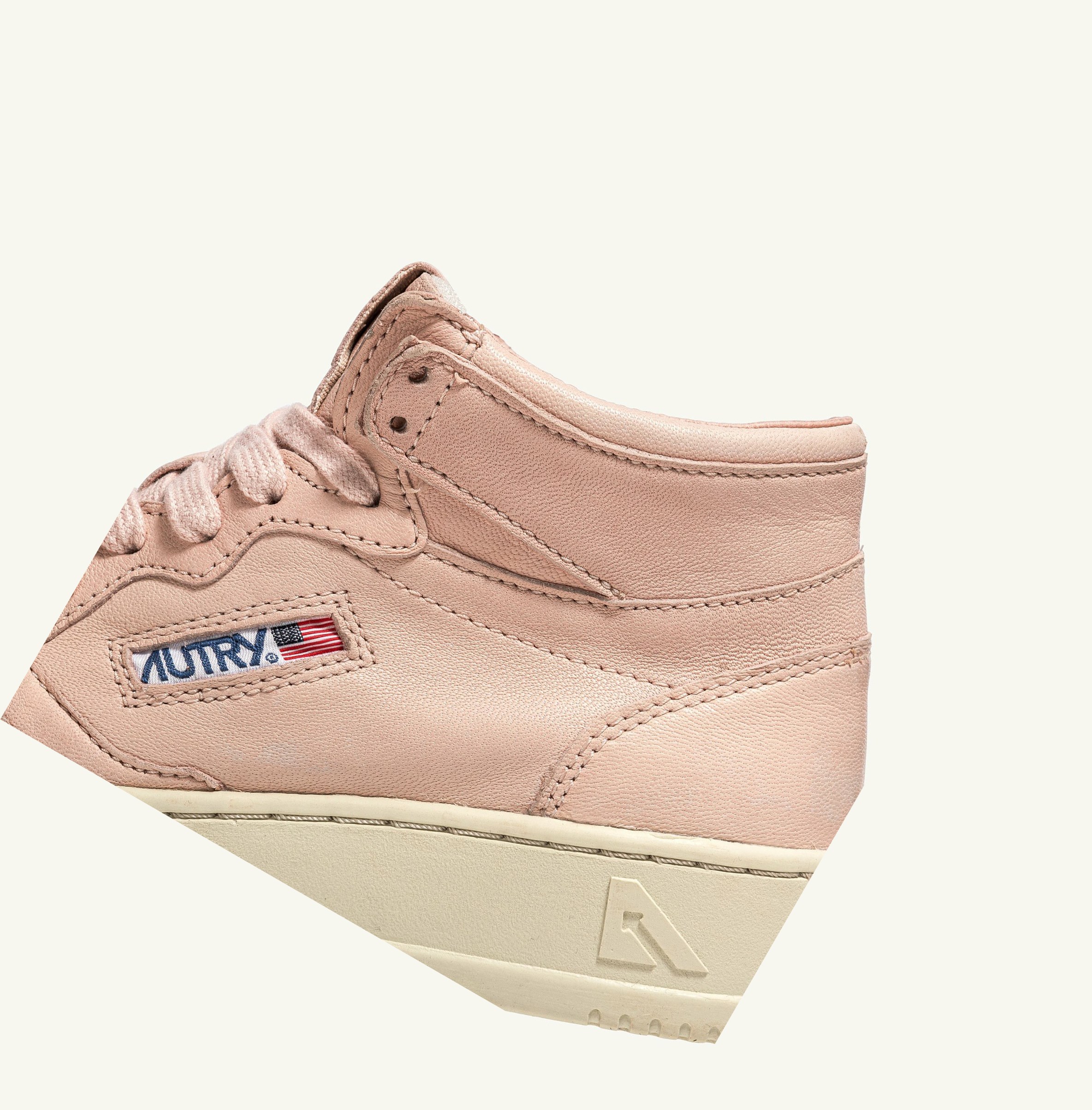 Women's Autry Medalist Mid Trainers Pink | 701546CXO