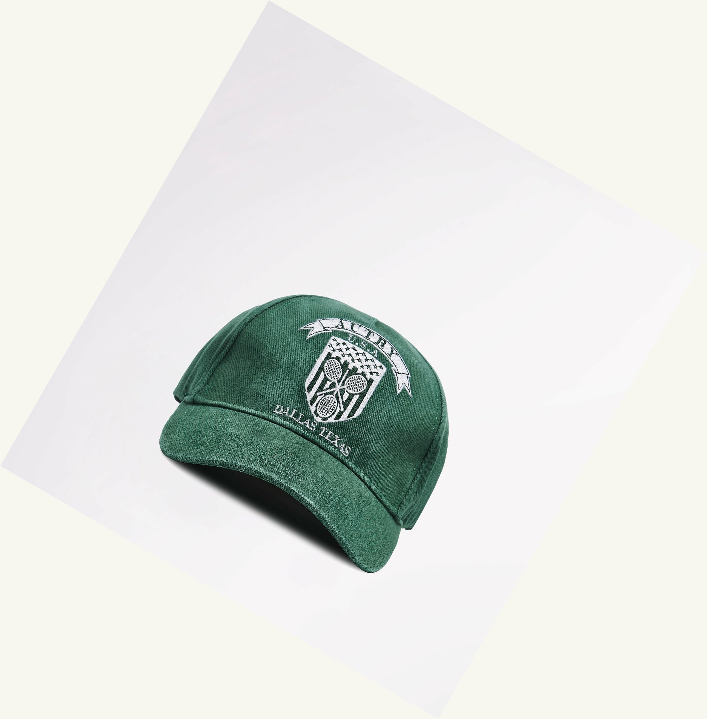 Women\'s Autry Tennis Club Badge Hats Green | 230165KHY