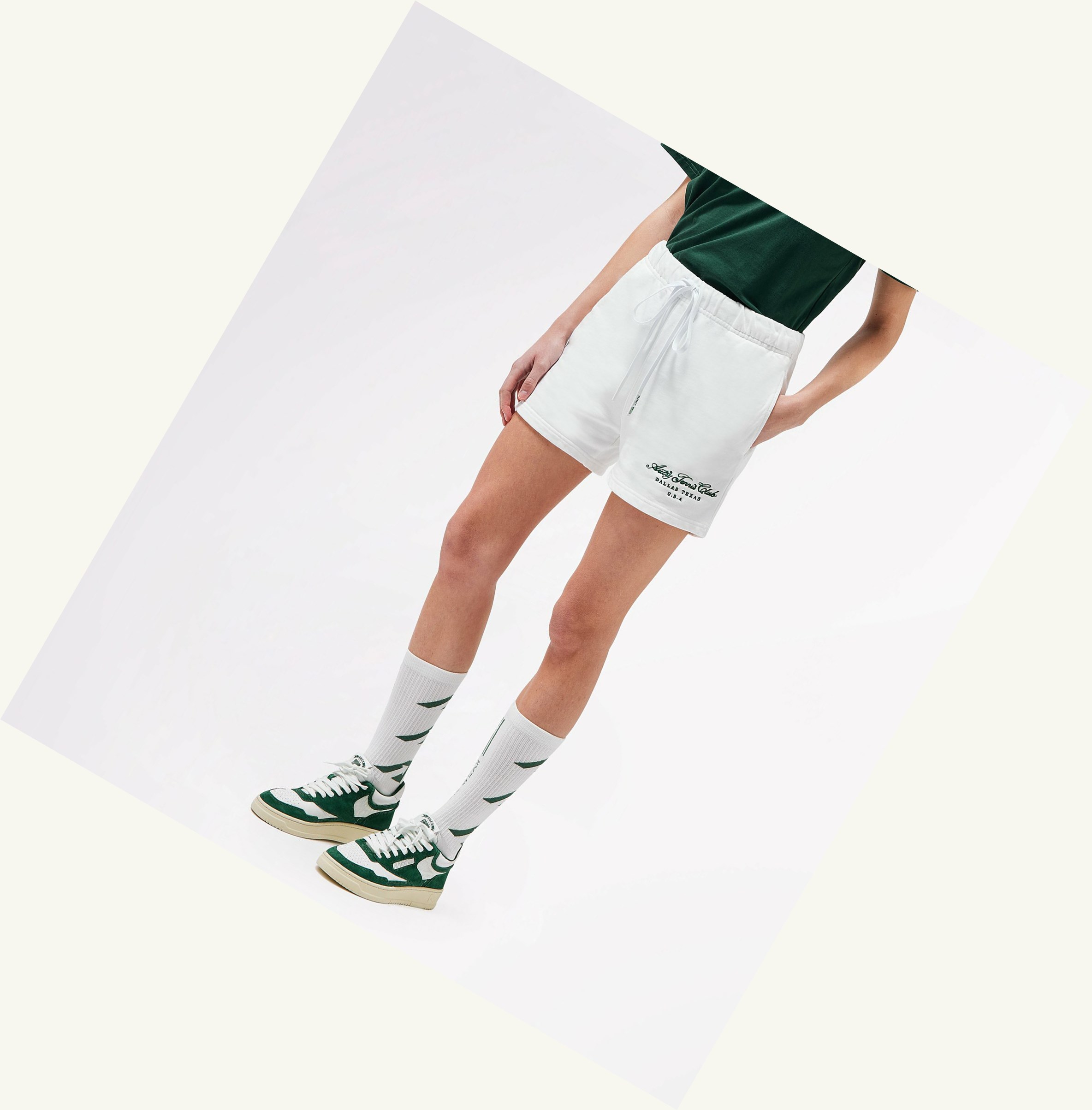 Women's Autry Tennis Club Shorts White | 785301IGF