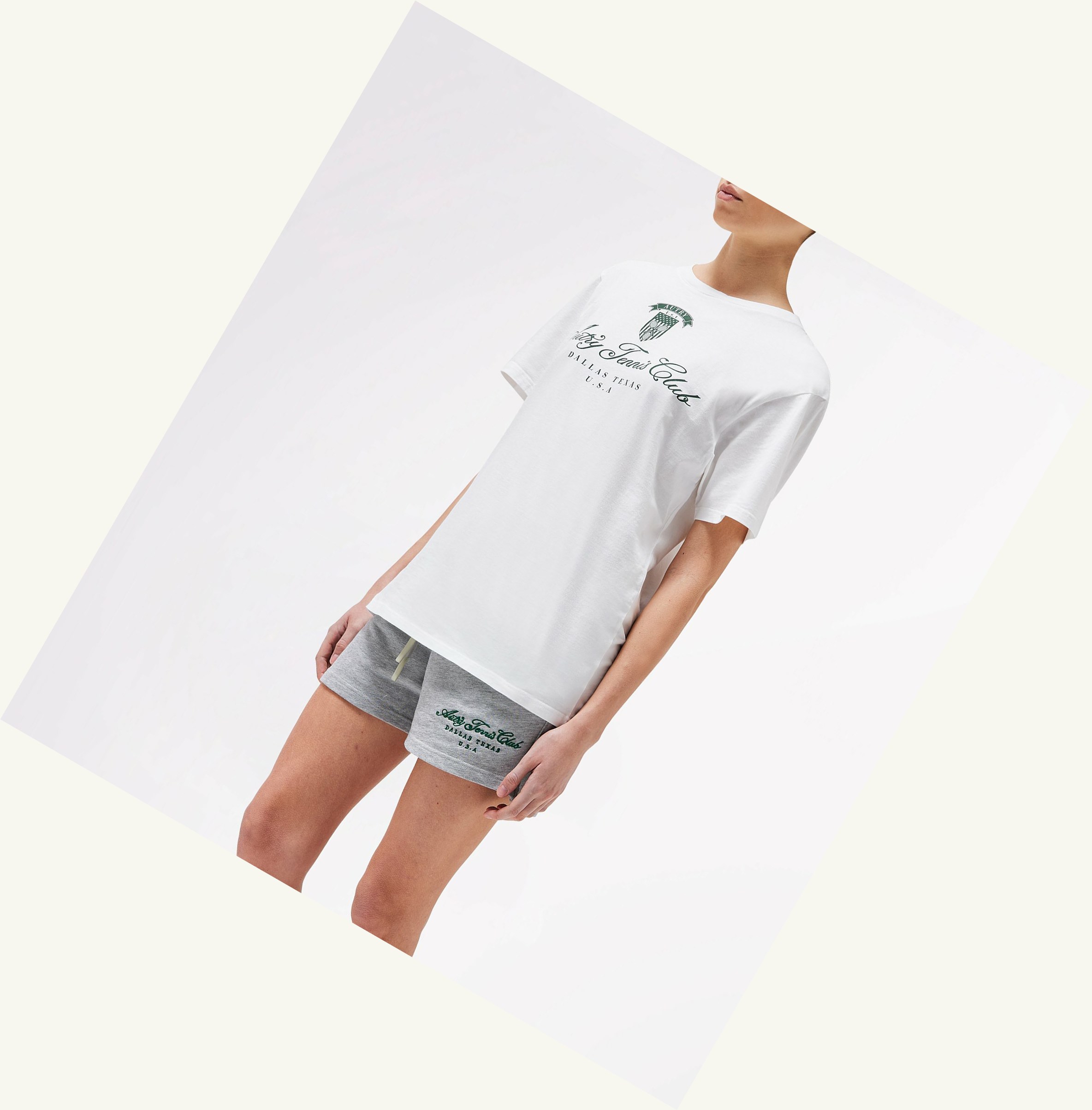 Women's Autry Tennis Club T Shirts White | 741036FXI