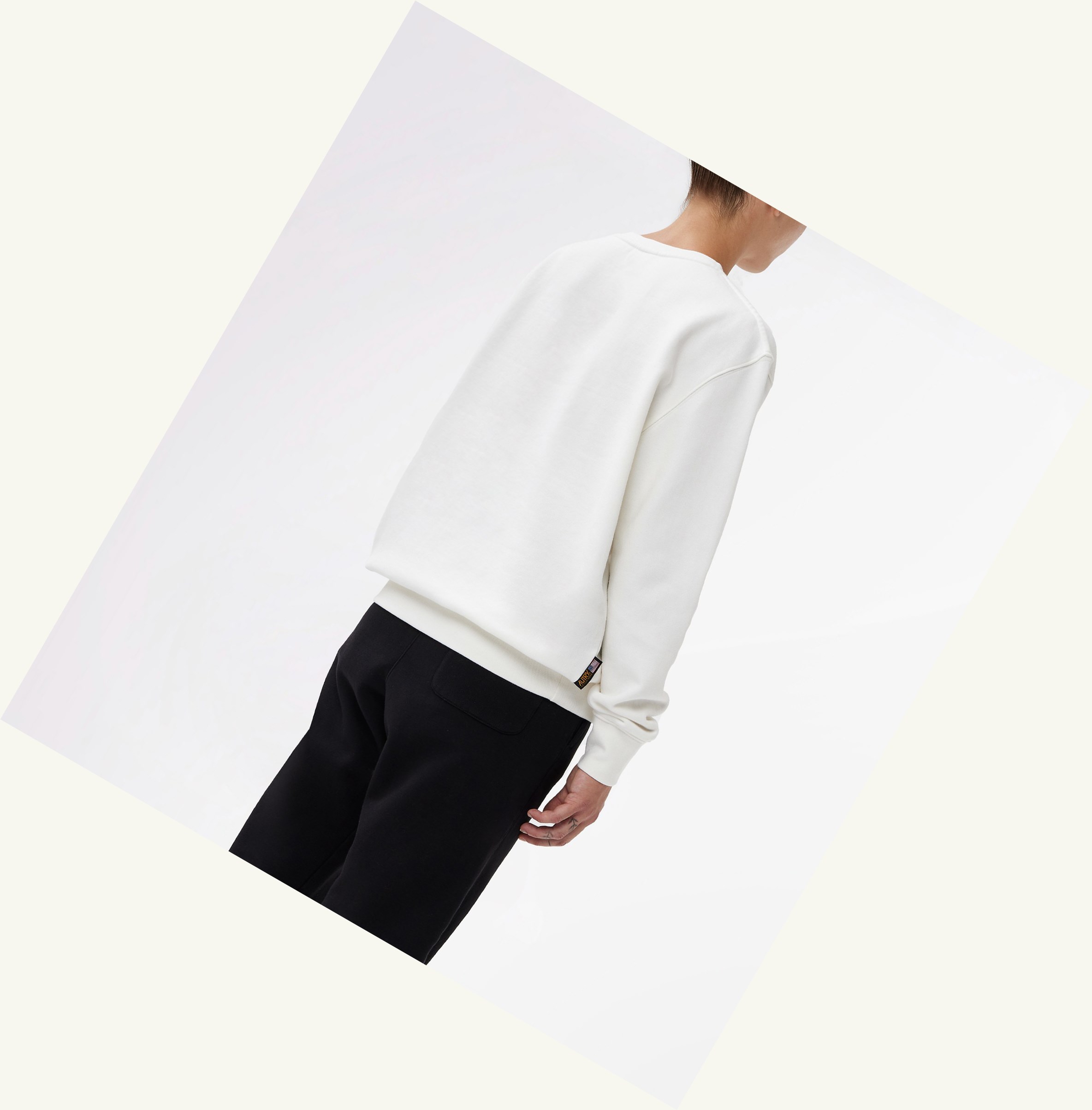 Women's Autry Tennis Crew Neck Sweatshirt White | 980174ICL